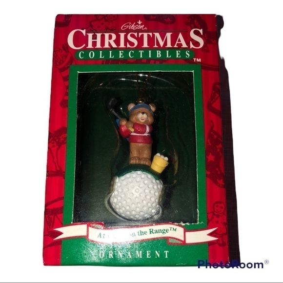 Gibson Christmas Collectable “At Home On The Range” Vintage Holiday Ornament NIB - Picture 9 of 12